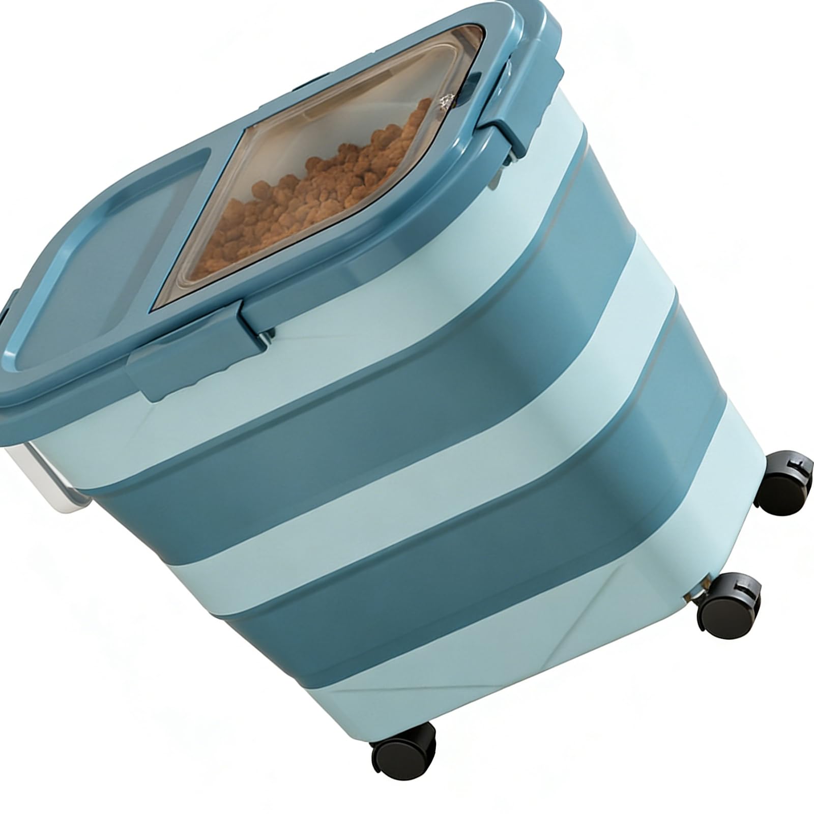 Zxfdsfdbnm Expandable Dry Goods Container with Seals and Clear View for Kitchen Efficiency PP Rice Dispenser