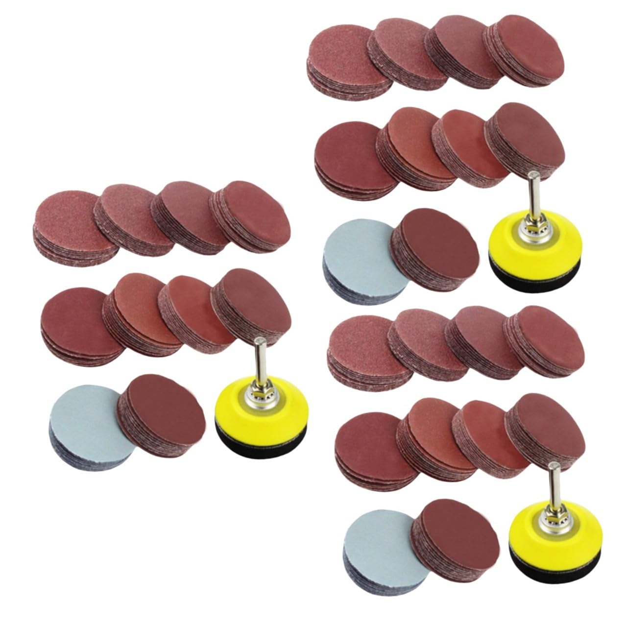 Healvian 300pezzi Dischi Abrasivi Platorello Da Kit Completo Di Vetrata Per Utensili Rotanti Per Levigatura