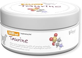 BARFeed Taurine | 150g | Ergänzungsfuttermittel für Hunde und Katzen | Kann dabei helfen zur Unterstützung für ein gesundes Herz und neurologischen System beizutragen