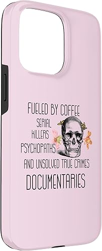 Vista 84 de Funda para iPhone 11 Coffee Serial Killers Psychopaths and Unsolved True Crimes
