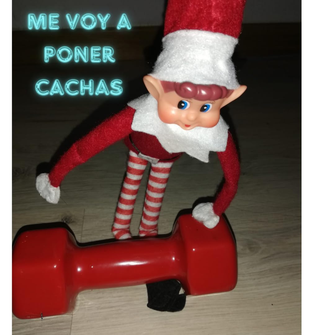Elfo Navidad Muñeco Travieso, con Carta, Certificado de Adopción y Acceso Premium Club Web, CREA la Magia de la Navidad con Esta Tradición
