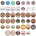 Winter and Seasonal Flavored Coffee, Tea, Hot Cocoa and Cider, Single Serve Cups for Keurig K cup Brewers (40 Count)