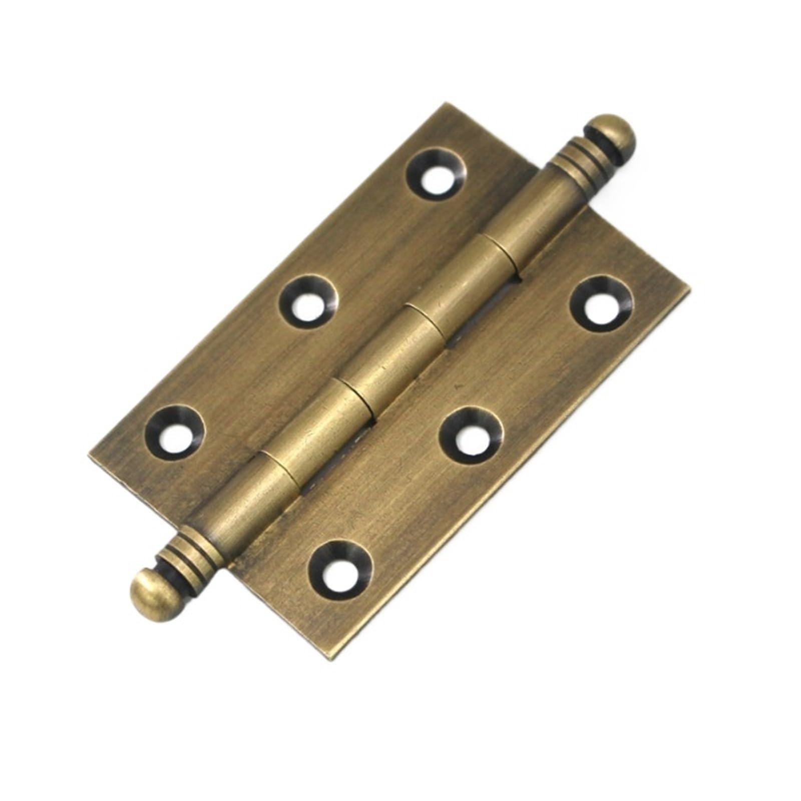 4 Pcs Decorative Antique Brass Cabinet Hinges Bronze Kitchen Cupboard Door Butt Vintage for Gate(2.5inch)