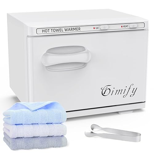 Gimify Calentador de toallas calientes de 8 litros, armario pequeño calentador de toallas para el hogar, mini calentador de toallas con calefacción