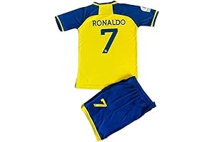 Youth Soccer Jerseys for Eager Athletes: Ronaldo CR7 Jersey Kids Uniform for...