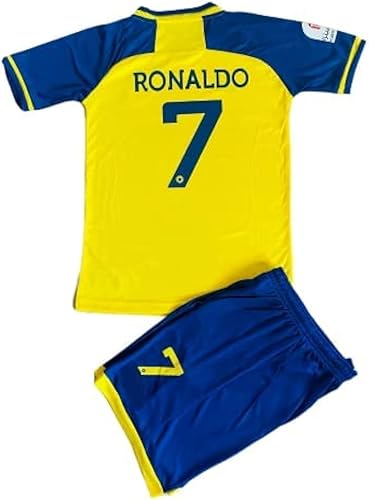 1 Stop Soccer Ronaldo CR7 Jersey Niños Uniforme AL NASSR Fc Arabia Saudita