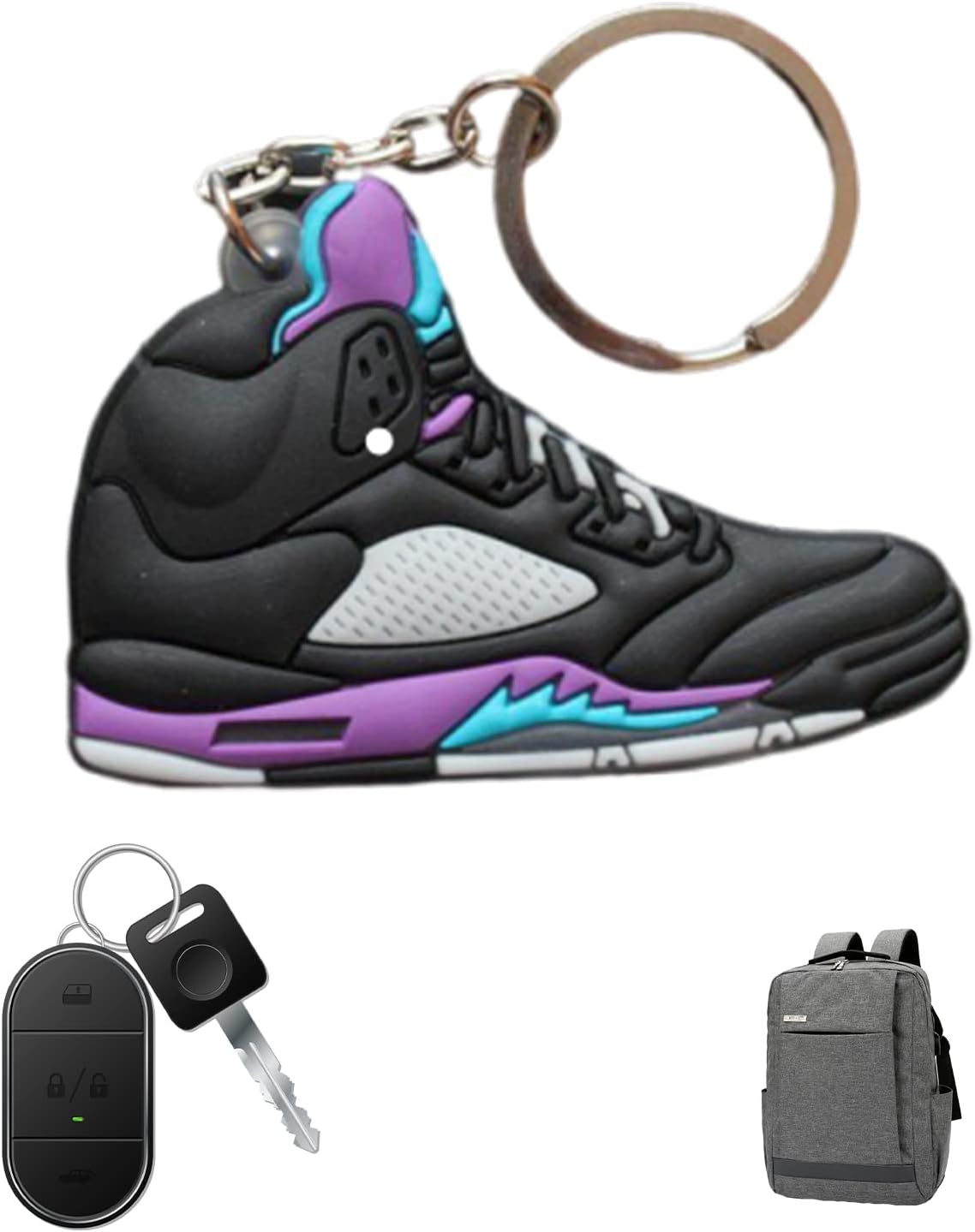Keychain Sneaker Basketball Inspired Keyring Creative Keychain Gift for Men Women Basketball Enthusiasts