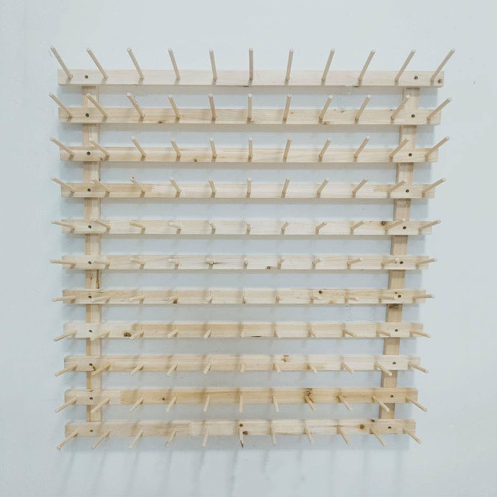 Garnhalter aus Holz, Wandhalterung zur Garnaufbewahrung