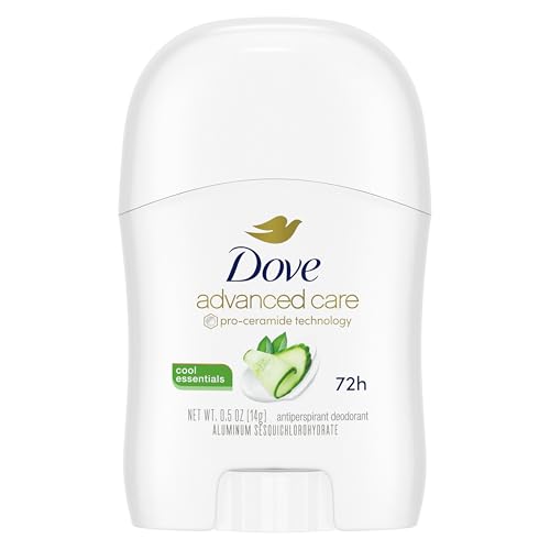 Dove Advanced Care Antiperspirant Deodorant Stick Cool Essentials for helping your skin barrier repair after shaving 72h odor control and all-day sweat protection with Pro Ceramide Technology 0.5oz