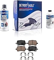 Vista 26 de Detroit Axle - Pastillas de freno para Pontiac Grand Prix 2005-2008, Buick LaCrosse Allure 2005-2009, pastillas de freno de cerámica con repuesto