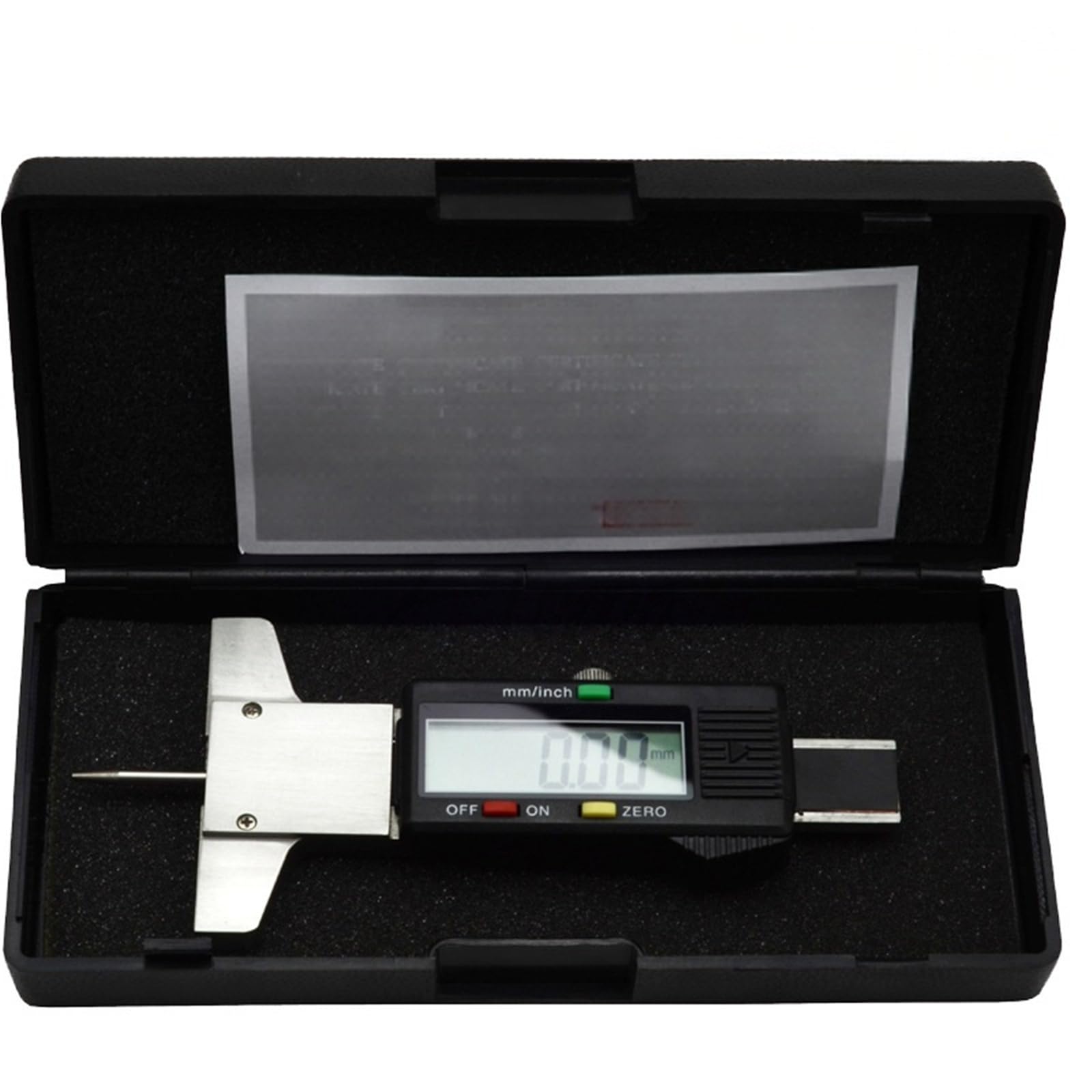 Micrometro Manometro digitale for pneumatici in acciaio inossidabile da 0-25 mm 0,01 Strumenti di misura professionali