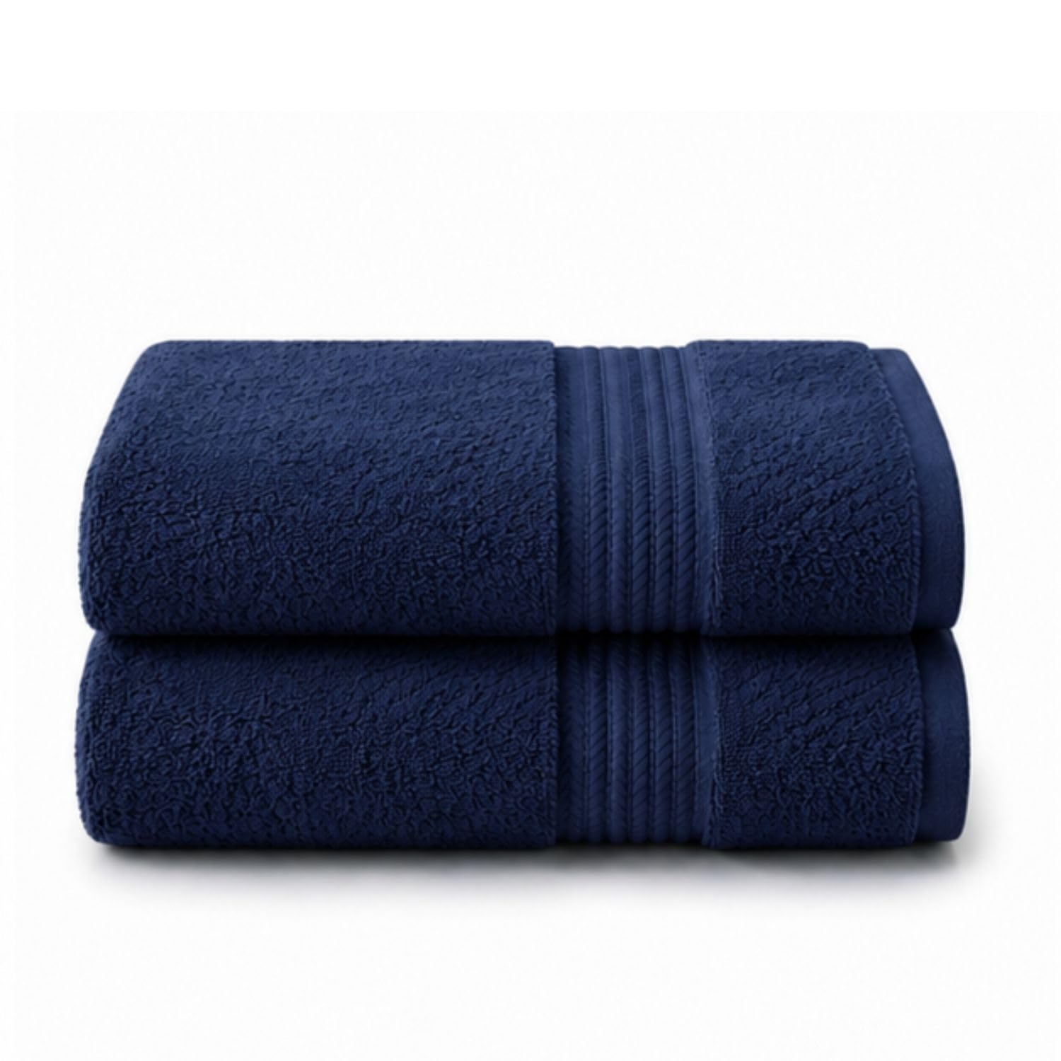 LINORA 2-Pack Cotton Bath Towels - Soft & Absorbent -29