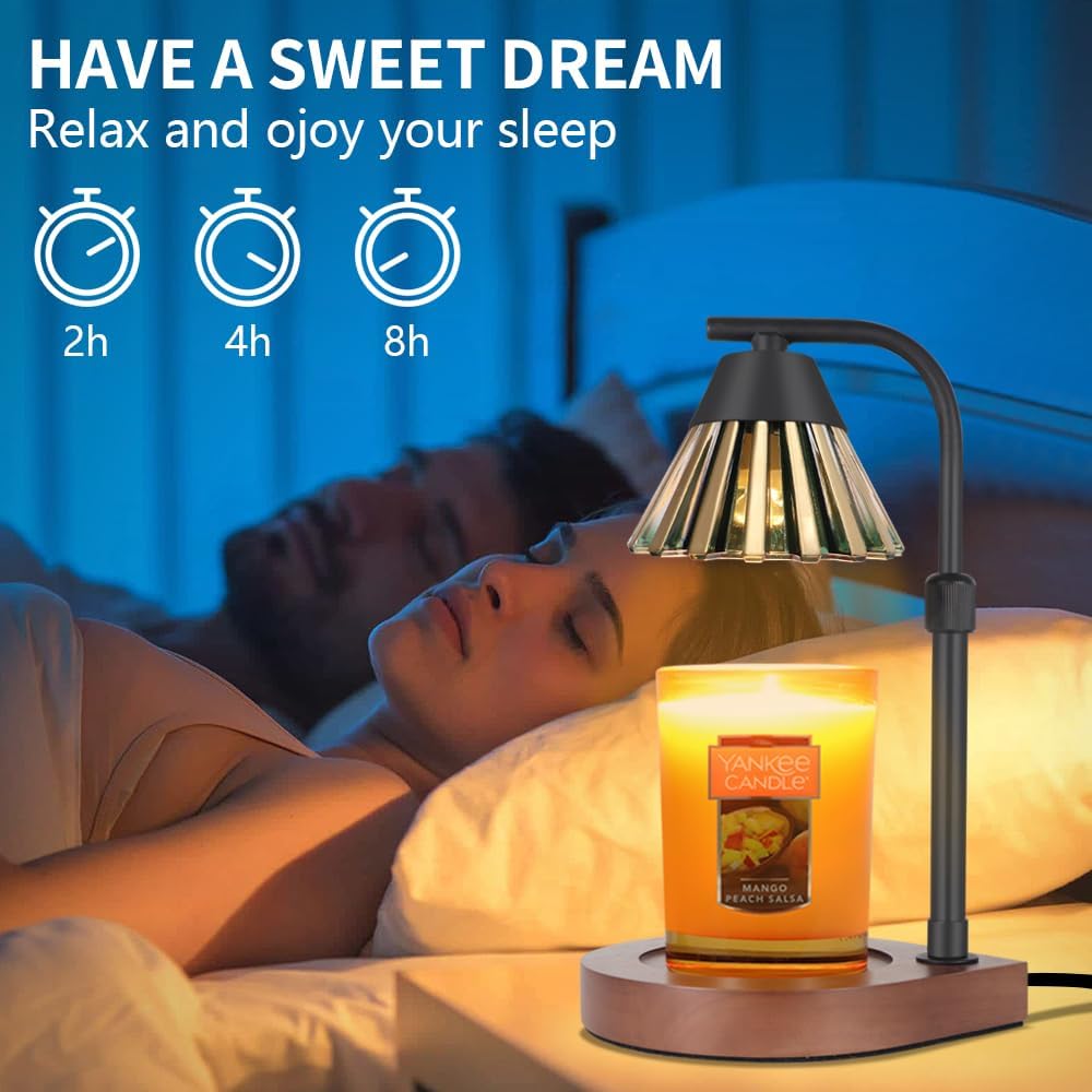 Dimmer Candle Warmer Lp with Timer, Adjustable Height Farmhouse Electric