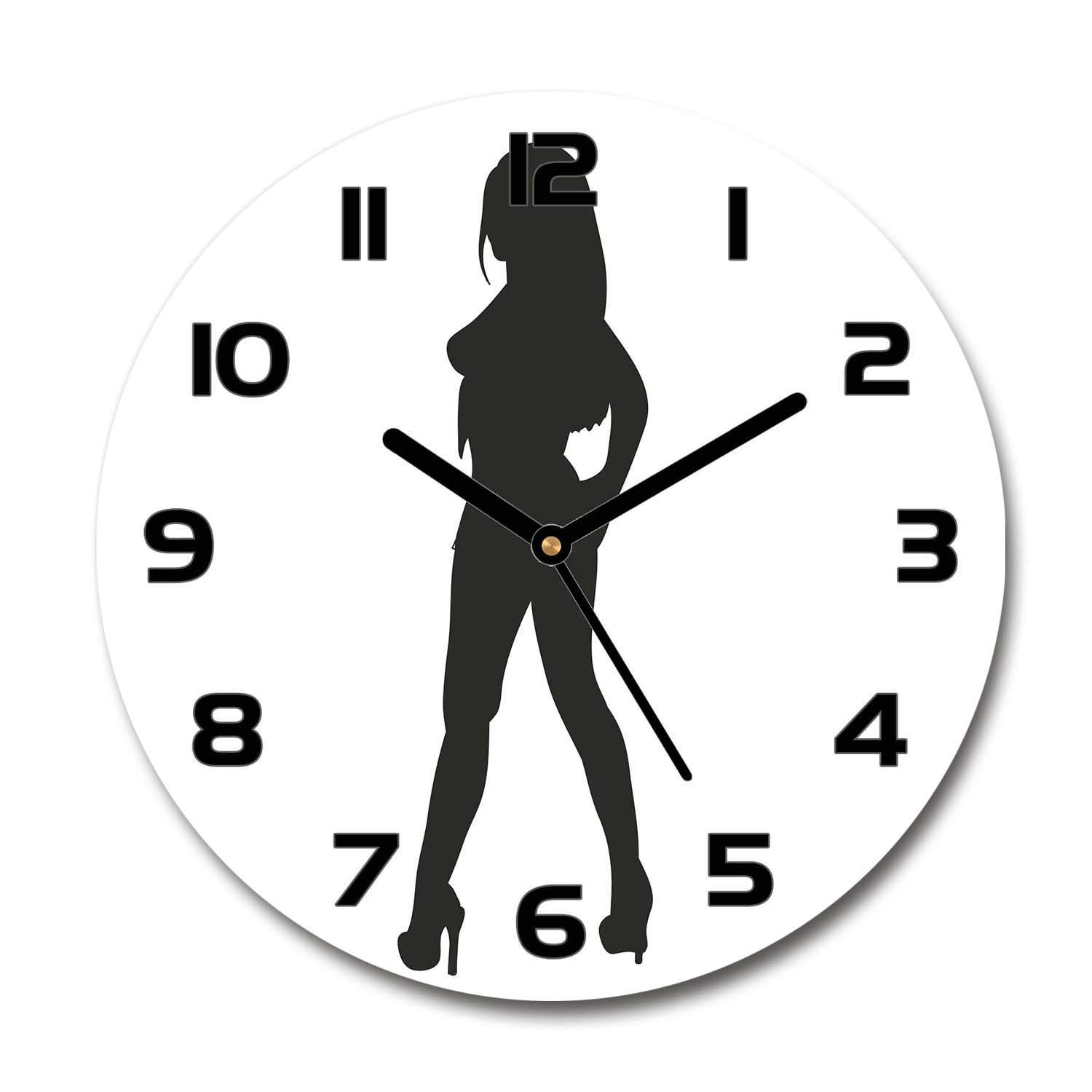Horloge en verre sécurité Tulup 60x60cm avec impression haute définition