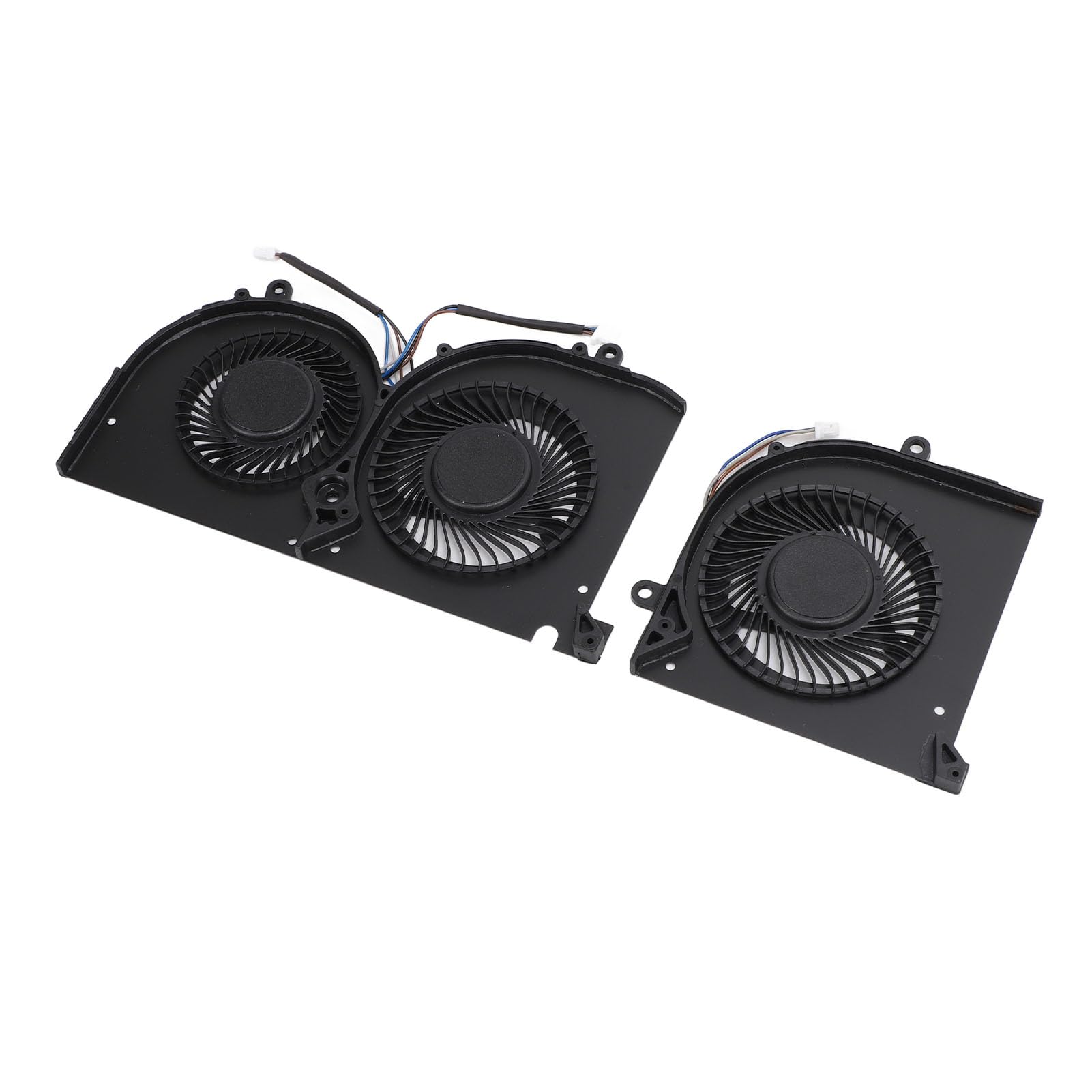 Dpofirs Set di Ventole di Raffreddamento CPU e GPU di Ricambio per Laptop, Design Compatto a Doppia Ventola, Adatto per GS75 P75 MS 17G1 MS BS5005HS U3I BS5005HS U3J per Professionisti IT
