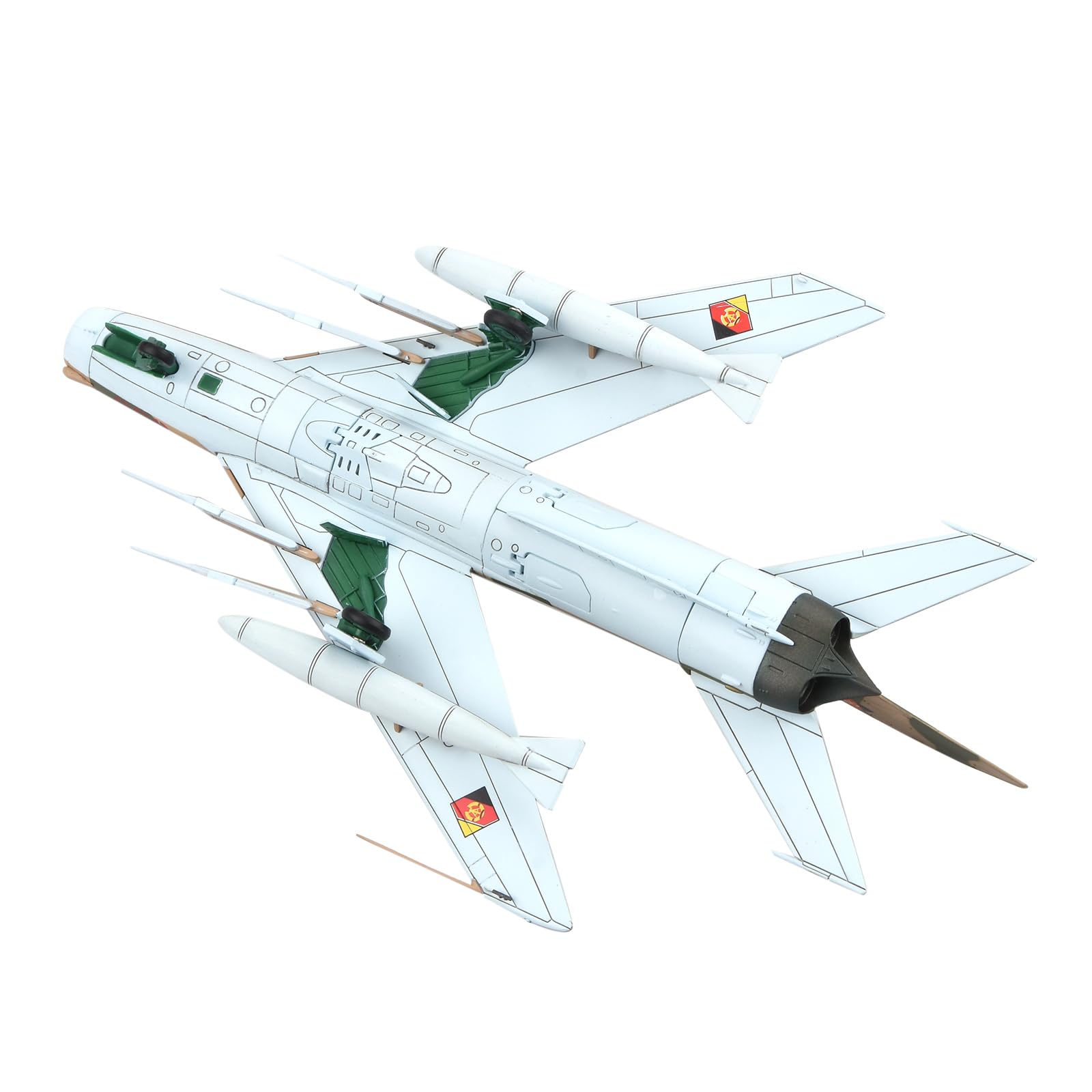 Amazon.co.jp: 1:72東ドイツ空軍ミグ19PM戦闘機ダイキャスト合金飛行機