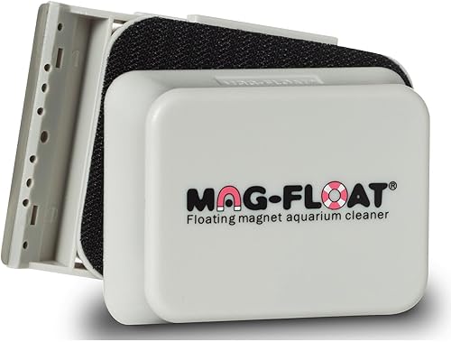 Miniatura 2 de Rascador de algas flotantes de vidrio grande 350 con accesorio de hoja raspadora  Limpiador magnético de peceras Magfloat  Herramienta de limpieza