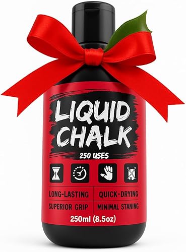 PowerGrip - Tiza líquida para gimnasio, levantamiento de pesas, escalada y levantamiento de potencia, tiza de gimnasia de larga duración para