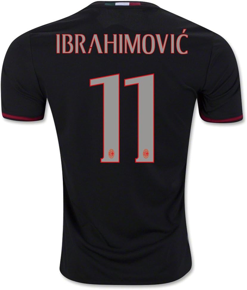 #11 Ibrahimovic 2016/17 A.C. Milan Home Adult Soccer Jersey
