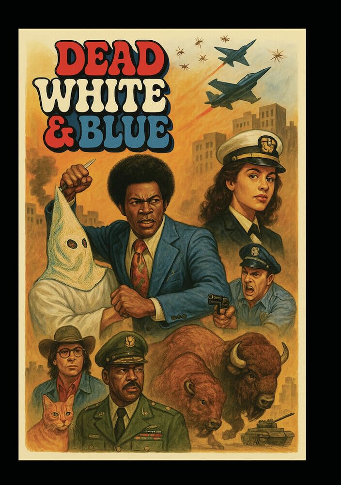 Dead White and Blue libro de ficcion de suspense y misterio en tapa blanda