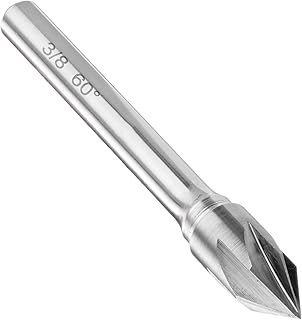 Kodiak Cutting Tools KCT119513 USA Made Solid Carbide Countersink, 6 Flute, 60 Degree, 3/8