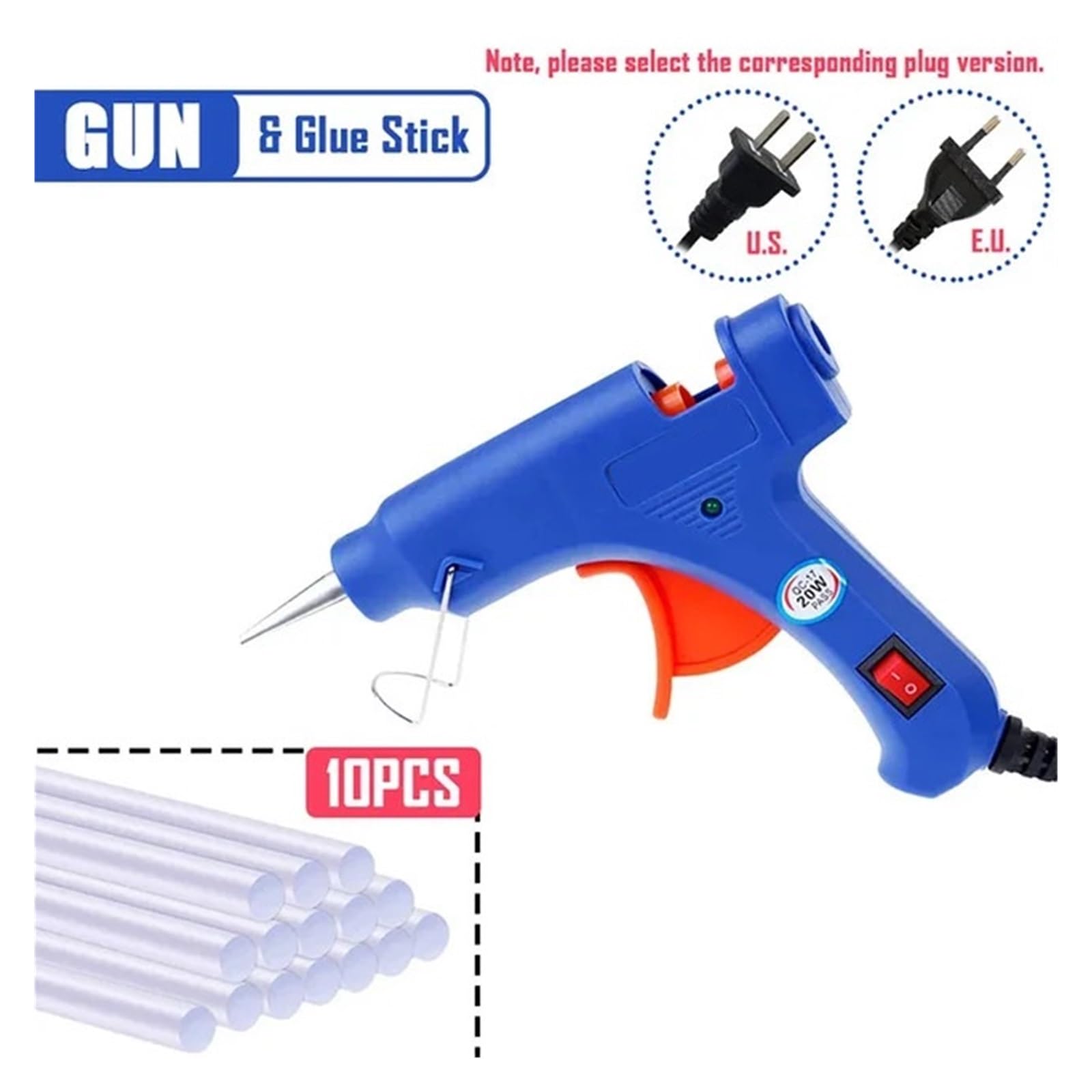 7mm x 100m 20W pistolet do klejenia na gorąco pistolet do klejenia na gorąco do klejenia na gorąco do domu Mini elektronarzędzie do majsterkowania DIY DIY projekty i szybka naprawa