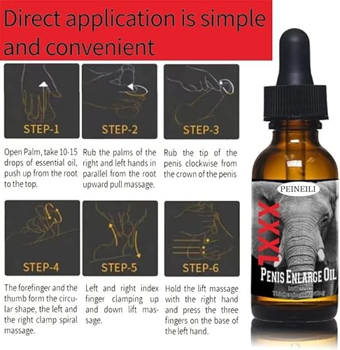Peineili Xxxl Large Size Oil Enlarge And Permanent Thickening Growth Men Energy Massage Essential Oil For Sex thumb #2