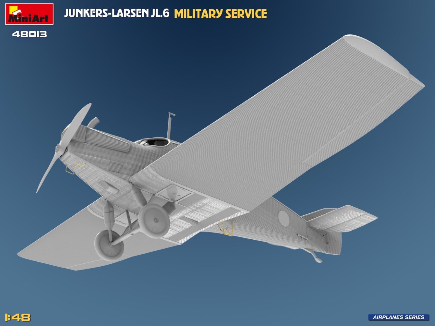 Mini Art 48013 1:48 Junkers-Larsen JL.6. Service Militaire - Reproduction fidèle, modélisme, kit Plastique, Bricolage, Loisirs, Collage, kit modèle, à Assembler