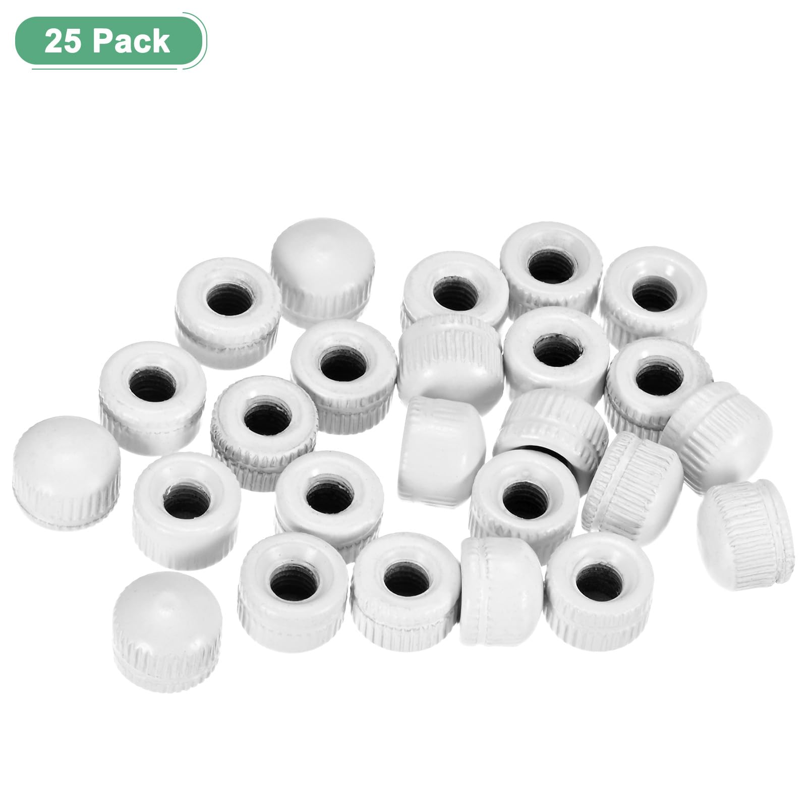 M METERXITY 25-Pack Threaded Cap Nuts - Image 4