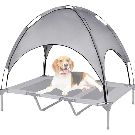 Oipunshle Outdoor Elevated Dog Bed Canopy Replacement