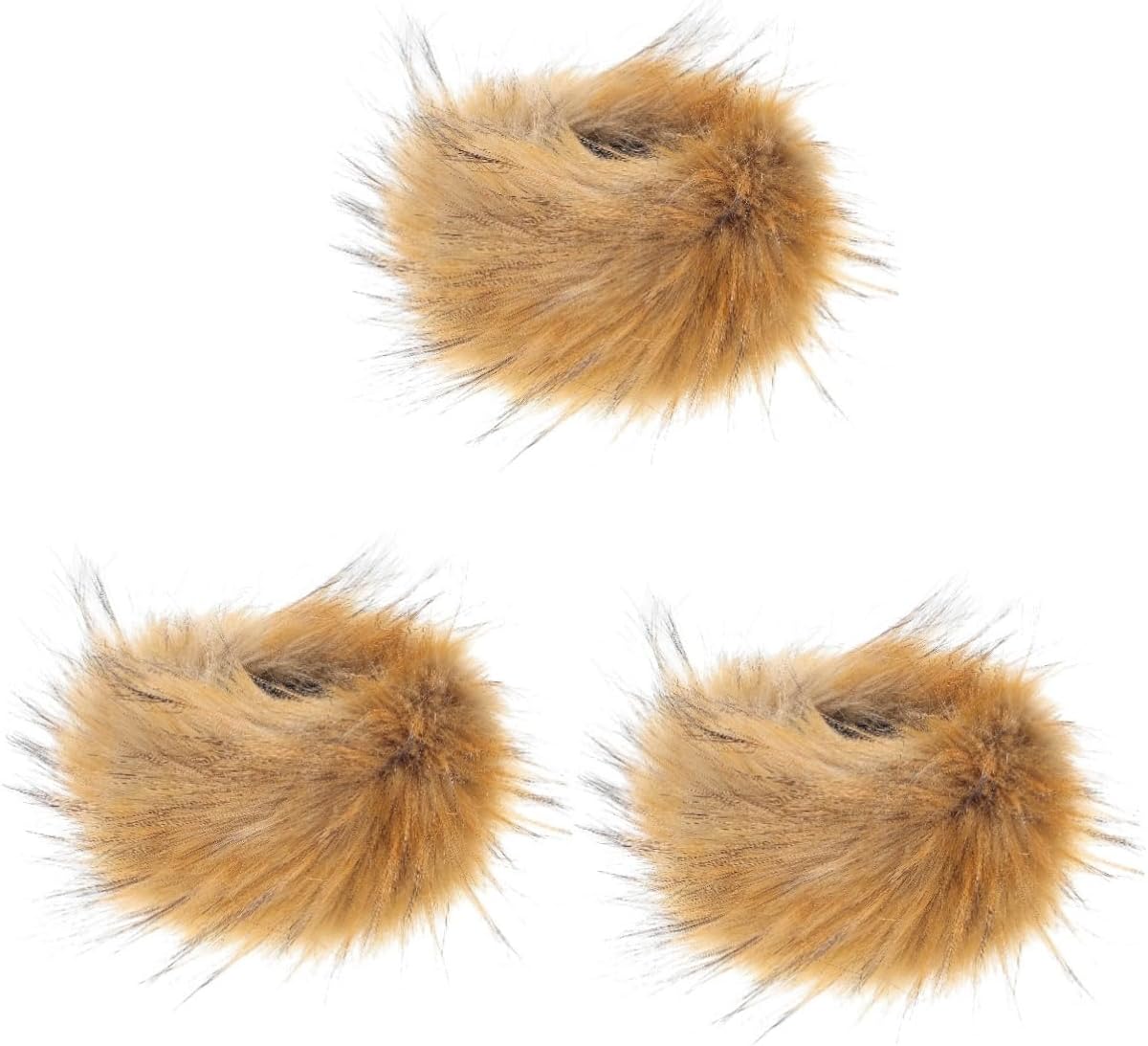 6 pcs Fluffy Faux Fur Wrist for Women Stylish Arm Accessories for Coats Sweaters and Cardigans Comfortable Easy to Wear