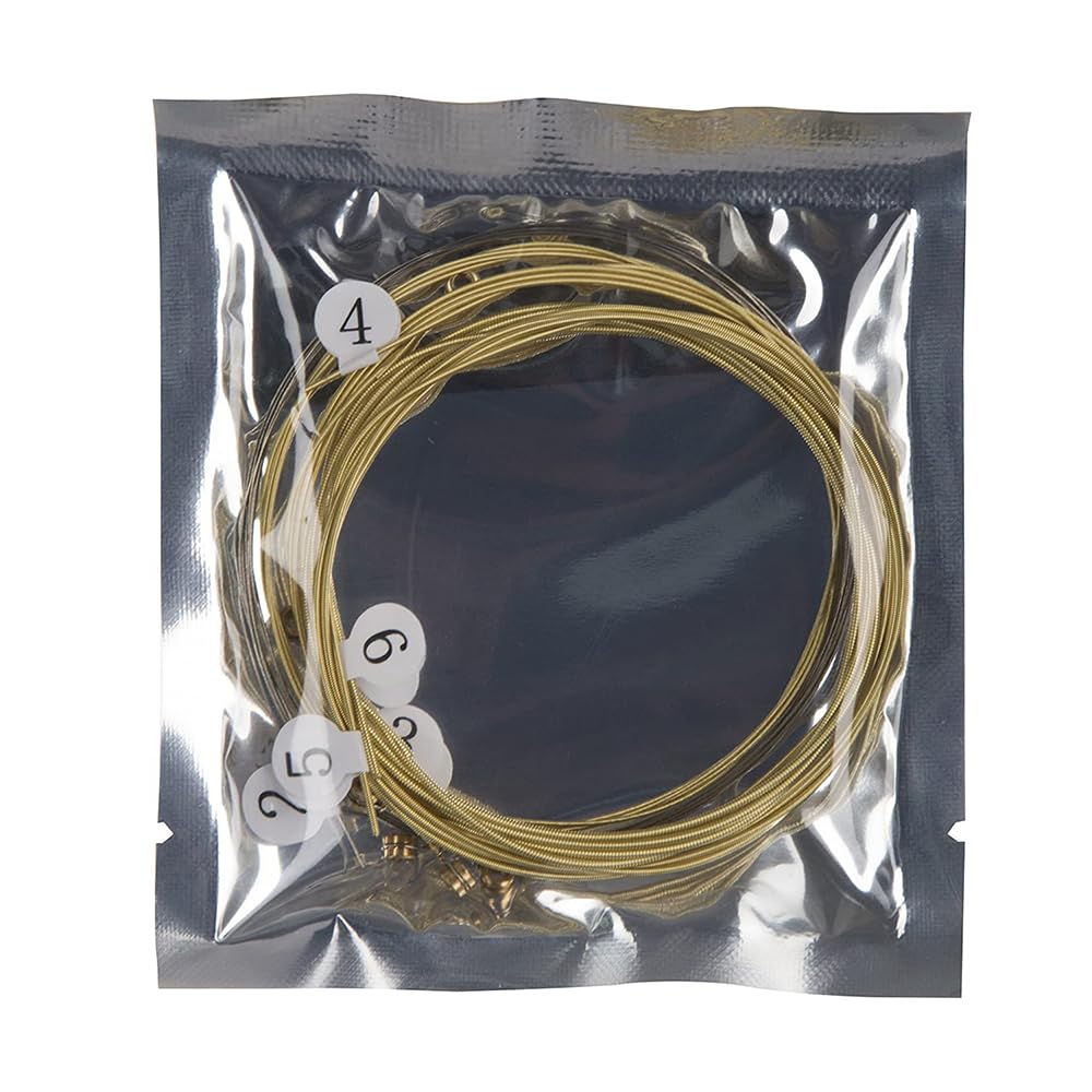 Kadence PHB11 Jamming Series Phosphor Bronze Acoustic Guitar Strings | 0.011–0.052 Gauge, 6-String Set | For Acoustic & Semi-Acoustic Guitars | Brown 3