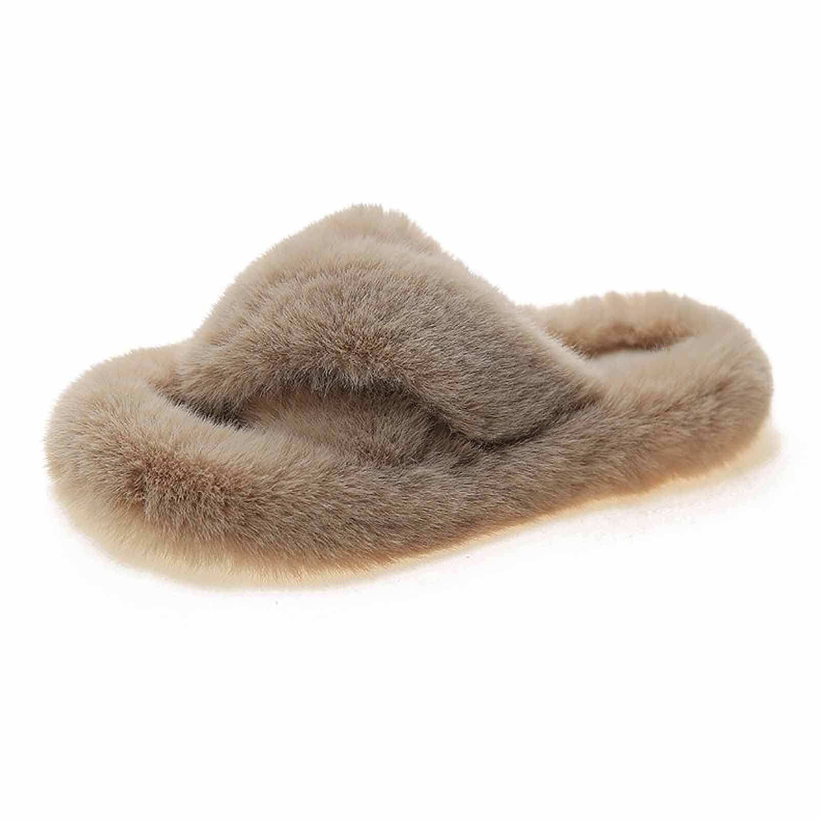 Claquettes de maison pelucheuses pour vos moments de détente en hiver