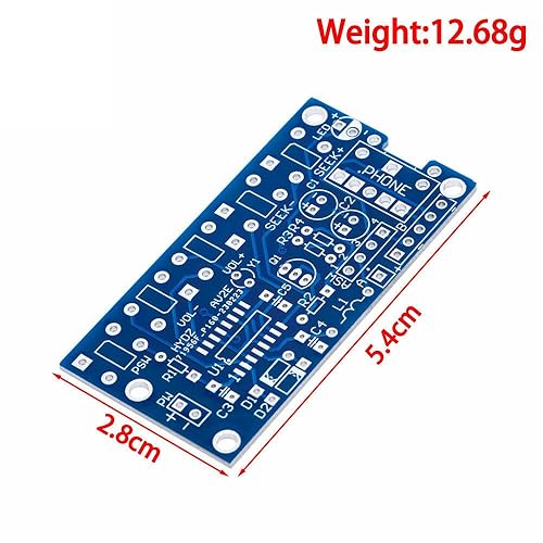 Miniatura 5 de DIY Kits electrónicos inalámbricos estéreo FM módulo receptor de radio PCB 76MHz-108MHz DC 1.8V-3.6V