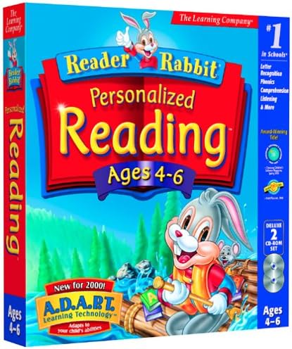 Amazon.com: Reader Rabbit Personalized Reading, Ages 4-6 (Jewel Case ...
