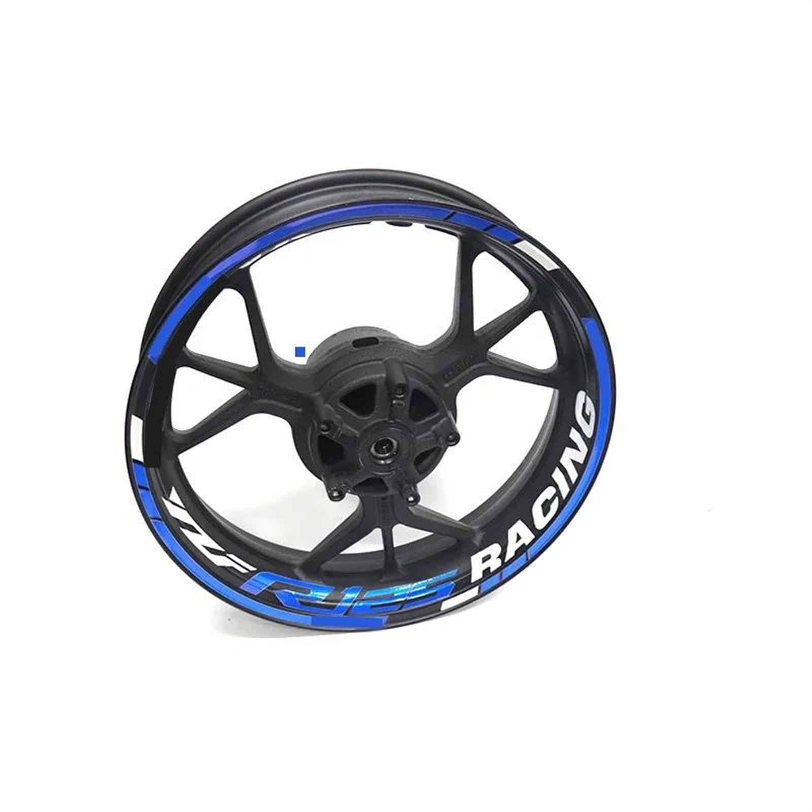 Stickers Motorcycle Accessories Wheel Stickers Reflective Rim Motorbike Waterproof Decals for Yamaha YZFR125 YZF R125(Style 1)
