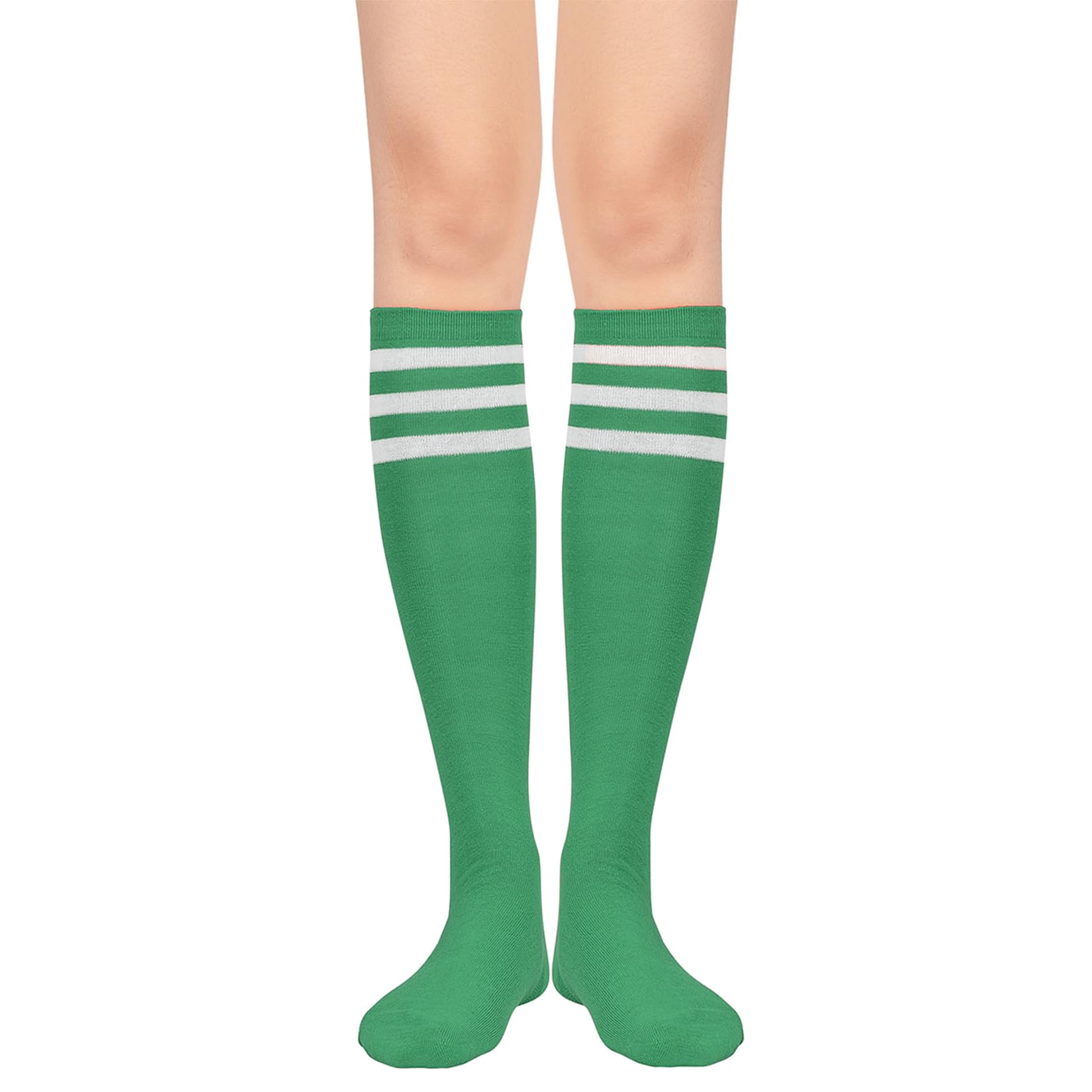 Komorebi Knee High Socks for Women Long High Stripes Socks