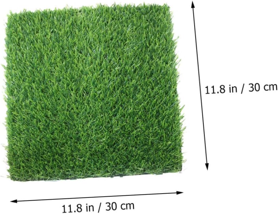 4pcs Artificial Grass Mat Realistic Turf for Landscaping Dog Potty Training Garden Decor and Outdoor Use Easy to Clean Vivid