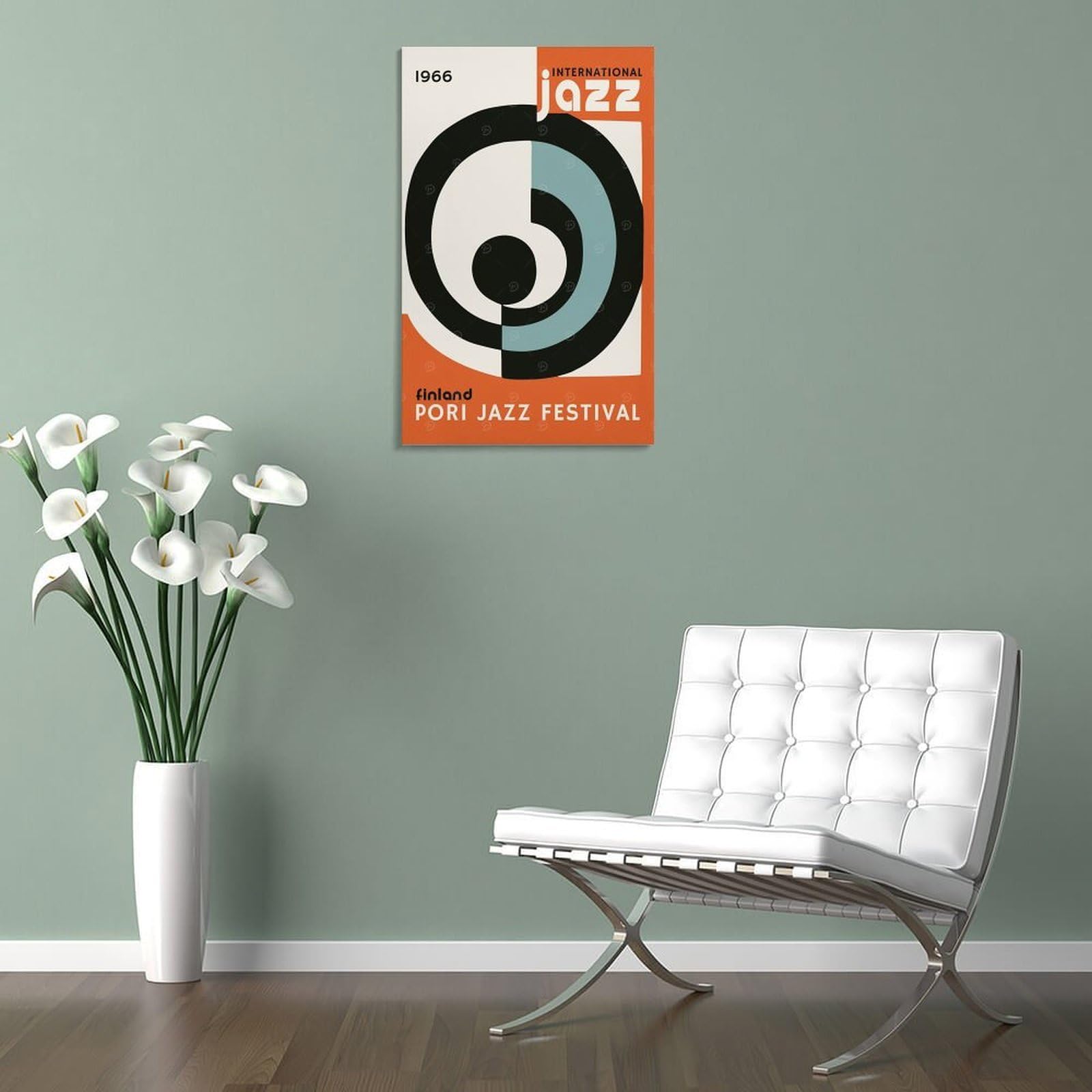 sinyumoney Pori Jazz Music Festival Poster Su Tela, Stampe Artistiche Da Parete, Opere D'arte Moderne Per Soggiorno, Camera Da Letto, Ufficio, Decorazioni Murali 16x24inch(40x60cm)