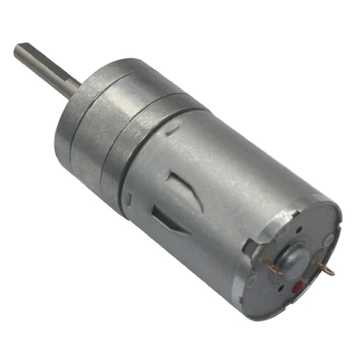 JGA25-370 DC Gear Motor with D Shape Long Shaft, 25MM Low Speed High Torque 9KG.CM, 12V Permanent Magnet Brush Motor for Home Appliances (12RPM DC12V Single Motor)