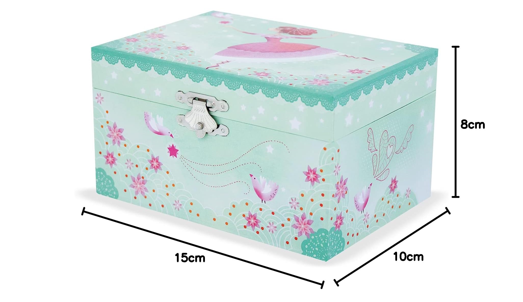 Vicky Tiel PORTAGIOIE CARILLON BALLERINA E STELLE, verde