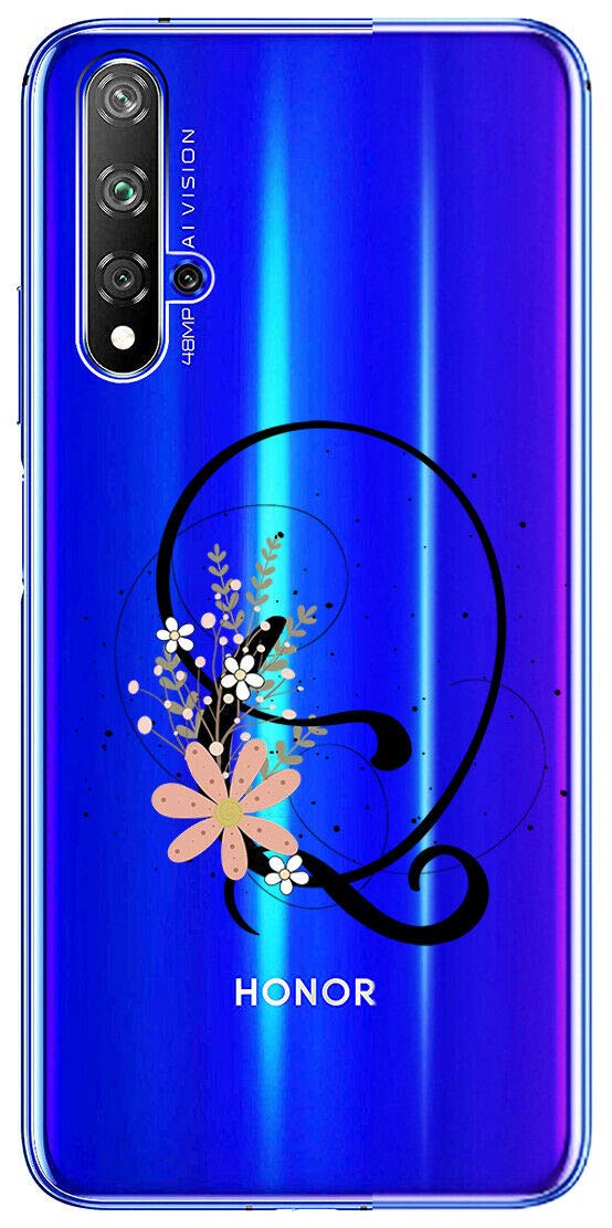 Mixroom Custodia In TPU Morbido Per Huawei Honor 20 PRO – Cover Trasparente Con Stampa Farfalle Multicolore, Antigraffio, Morbida Al Tatto
