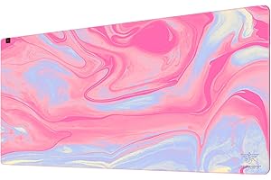 NPET N110 Pink Desk Mat: XXL Gaming Mouse Pad for Enhanced Productivity
