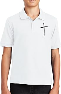 Polo de manga corta para niños, ligero, transpirable, para golf, tenis, cuello redondo, cómodo, moderno, uso diario