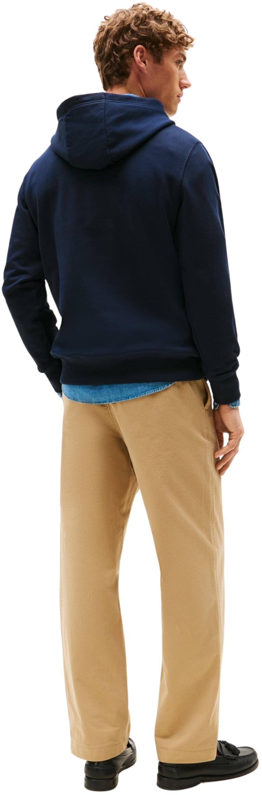 Tommy Hilfiger Felpa con Cappuccio Unisex-Adulto