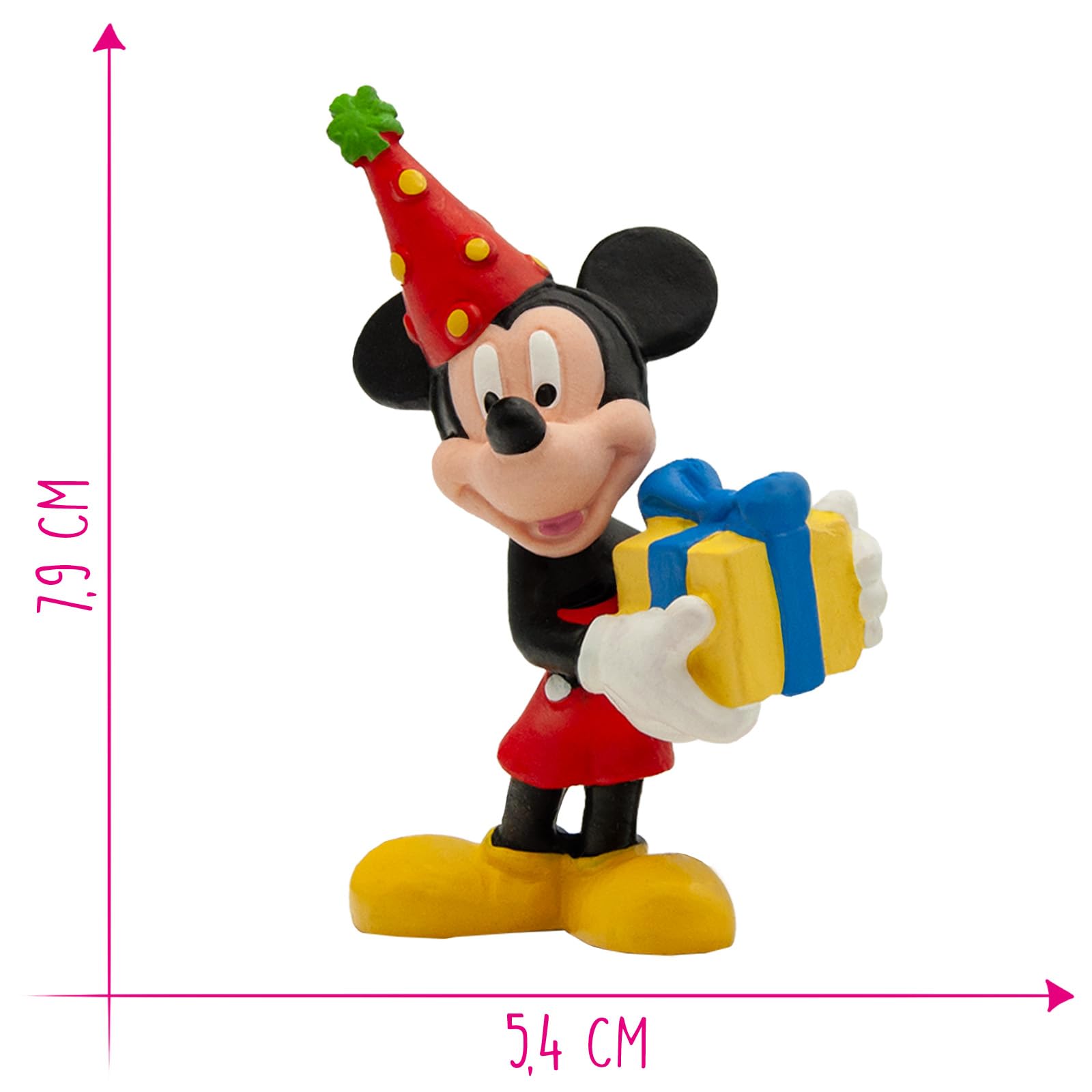 Amazon.com: Bullyland Mickey Celebration Action Figure : Toys & Games