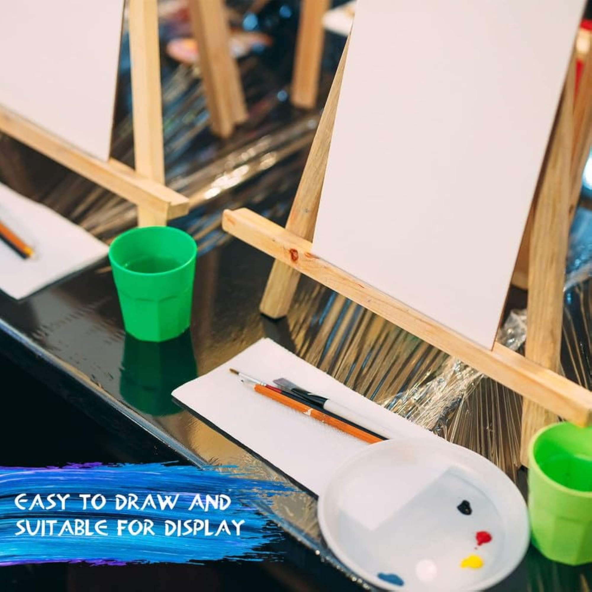 10" Wooden Easel Stand - Display Tabletop Tripod
