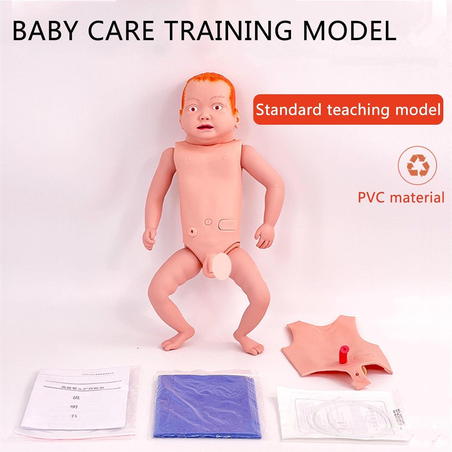Lebensgröße Baby Pflege Praxis Simulator Anatomisch Neugeborenes Baby Pflege Modell für medizinische Bildung Lehrwerkzeug