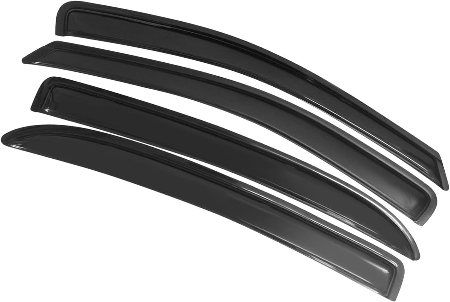 Tape On Window Visors Fits for 2005-2010 Chevy Cobalt 4-Dr, Side Auto Window Wind Deflectors, Ventshade, Rain Guards for Cars/Trucks