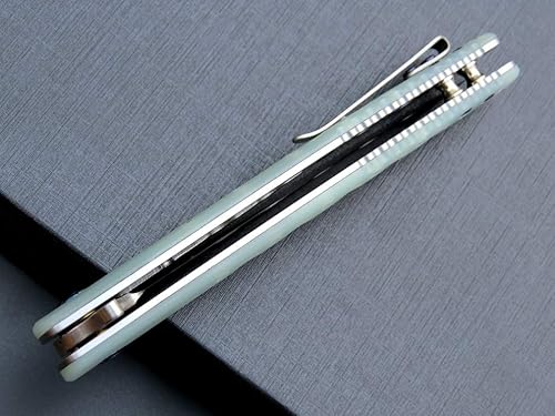 Miniatura 9 de Eafengrow EF943 EDC Cuchillo plegable, hoja de acero D2 G10 mango EDC Flipper cuchillo con clip de bolsillo para camping, táctico senderismo,